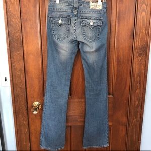 True Religion Boot Cut Jeans with Flap Pockets